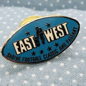 East West Shrine Football Game & Pageant Souvenir Lapel Pin
